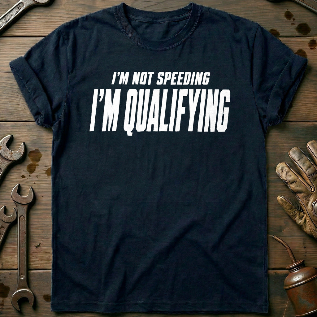 I'm Not Speeding I'm Qualifying 57 Motorcycle T-Shirt AU product image 2