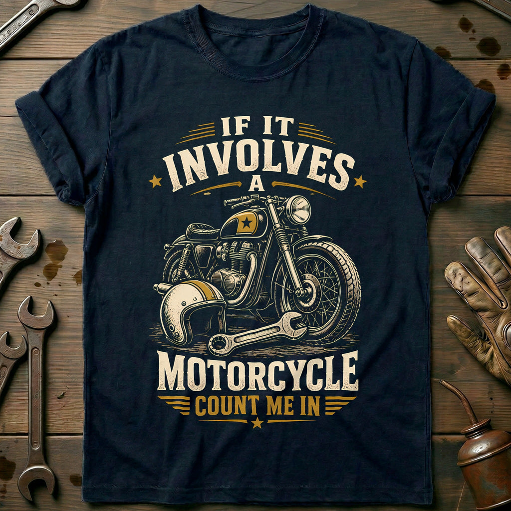 If It Involves Motorcycle T-Shirt GC product image 2