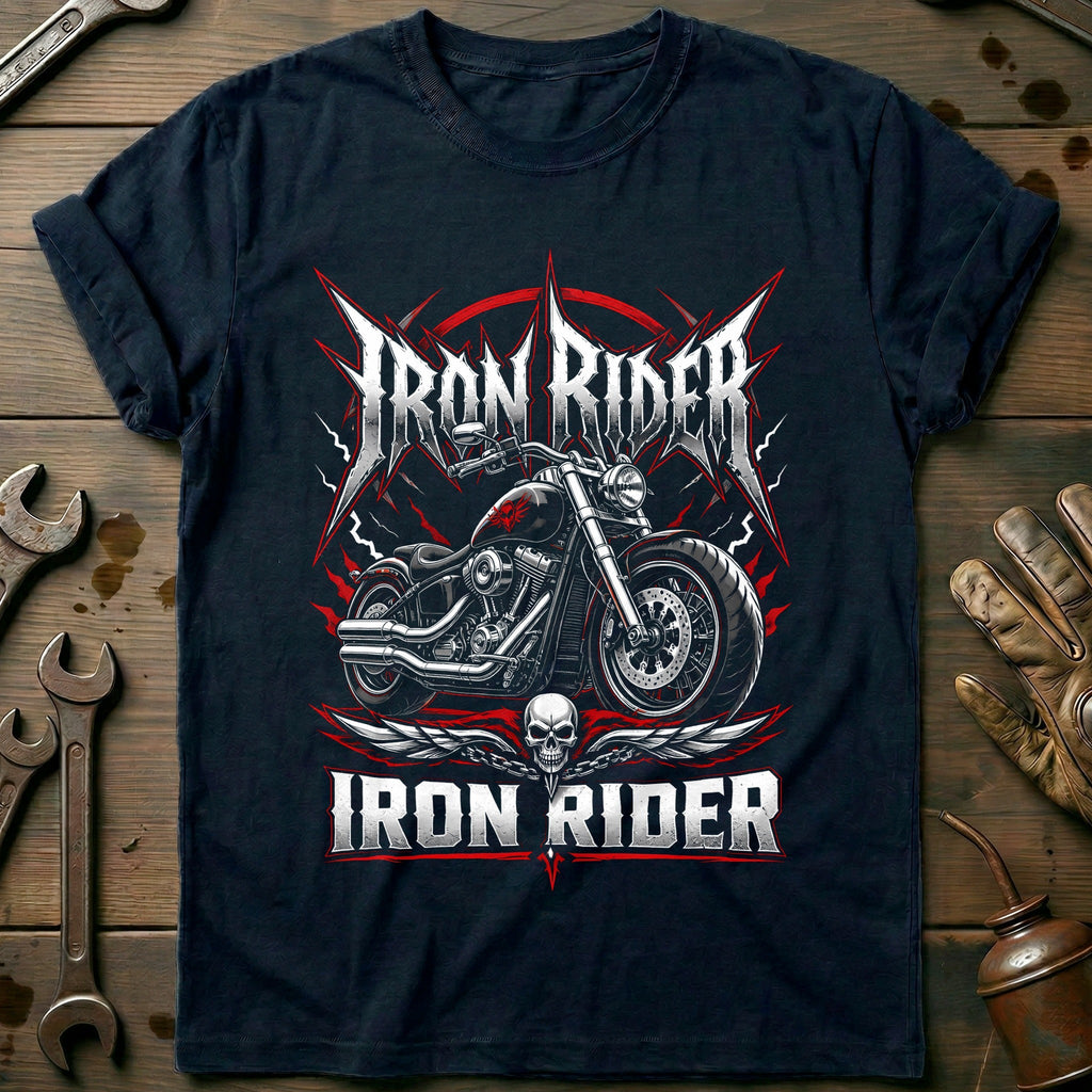 Iron Rider Motorcycle T-Shirt US product image 1