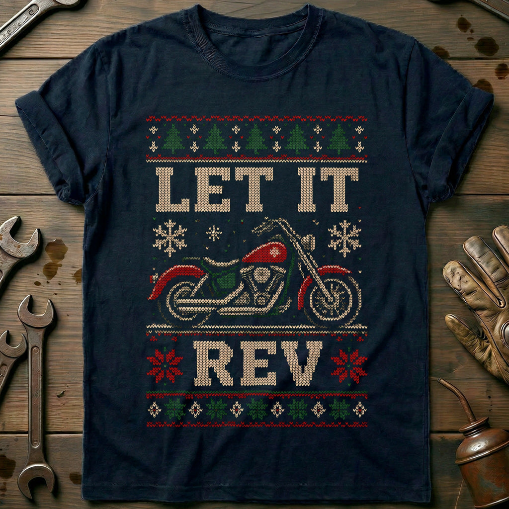Let It Rev Motorcycle T-Shirt US product image 2