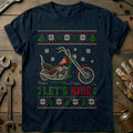 Let's Ride Chopper Sweater Motorcycle T-Shirt US product image 1