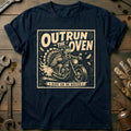 Outrun the Oven Ride or Be Basted Motorcycle T-Shirt EU product image 1