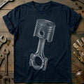 Piston Engraving Motorcycle T-Shirt GC product image 1