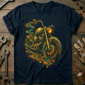 Psychedelic Melt Moto Motorcycle T-Shirt product image 1