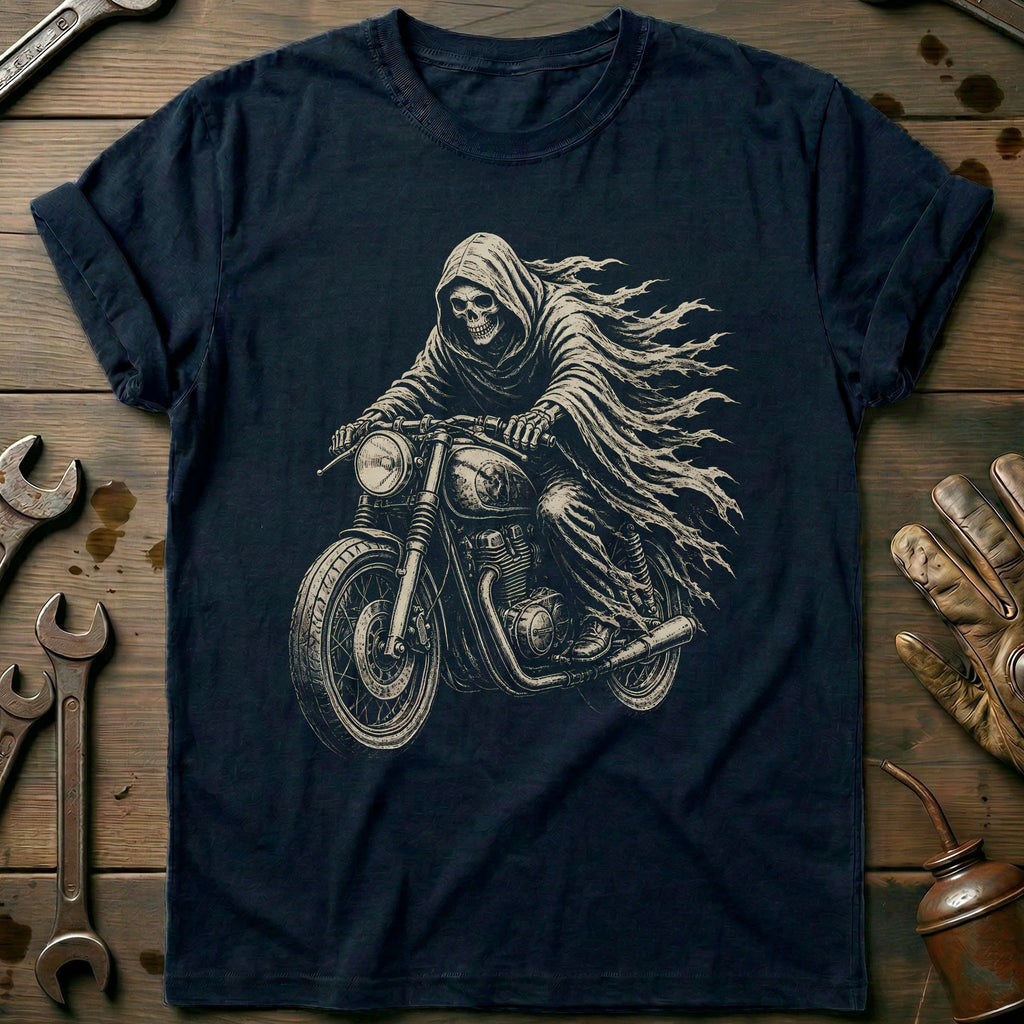 Reaper Cafe Racer Motorcycle T-Shirt GC product image 1