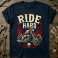 Ride Hard Motorcycle T-Shirt GC product image 1
