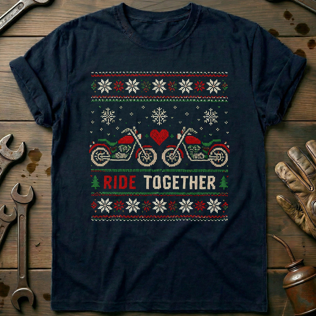 Ride Together Sweater Motorcycle T-Shirt US product image 2