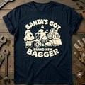 Santa's Got a Brand New Bagger Motorcycle T-Shirt product image 1