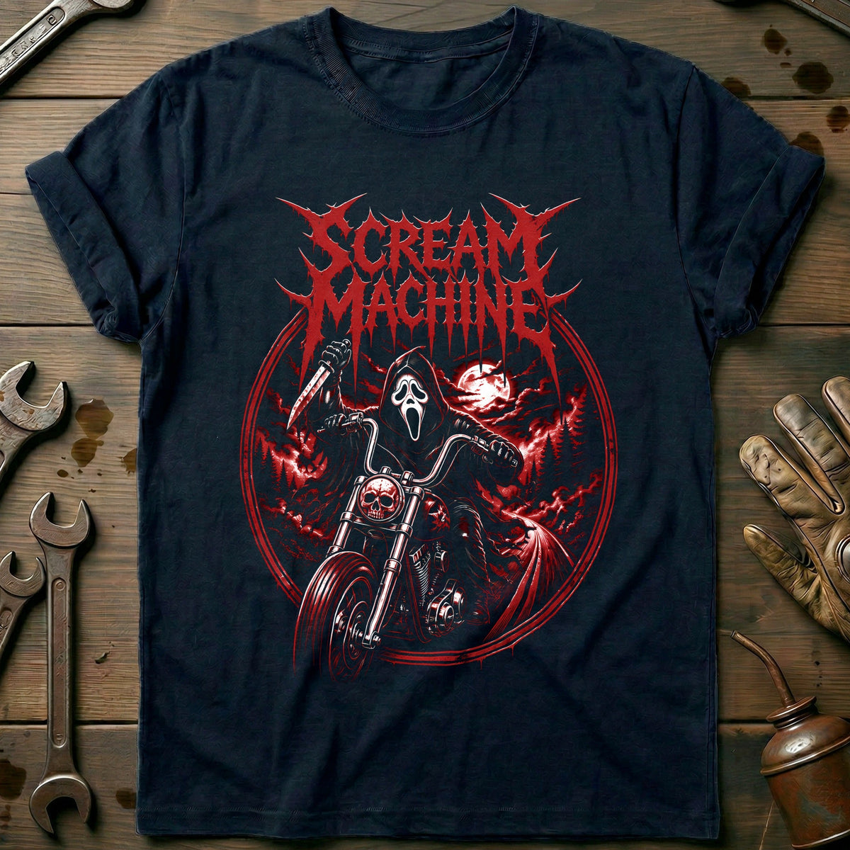 Scream Machine Motorcycle T-Shirt product image 2