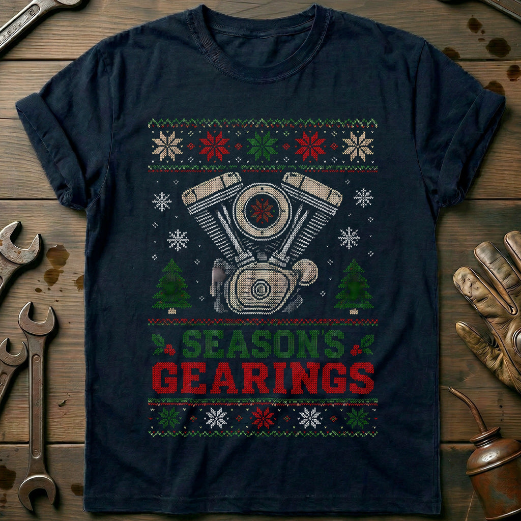 Season's Gearings Sweater Motorcycle T-Shirt EU product image 1