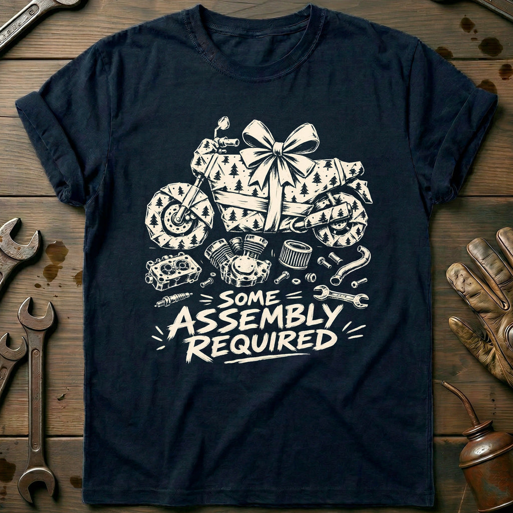 Some Assembly Required Motorcycle T-Shirt product image 2