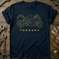 Sportbike Therapy 35 Motorcycle T-Shirt US product image 1