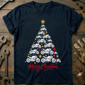 Streetfighter Christmas Tree 17 Motorcycle T-Shirt product image 1