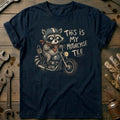 This is my Biker Raccoon 11 Motorcycle T-Shirt AU product image 1