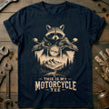 This is my Biker Raccoon Vintage 4 Motorcycle T-Shirt GC product image 1