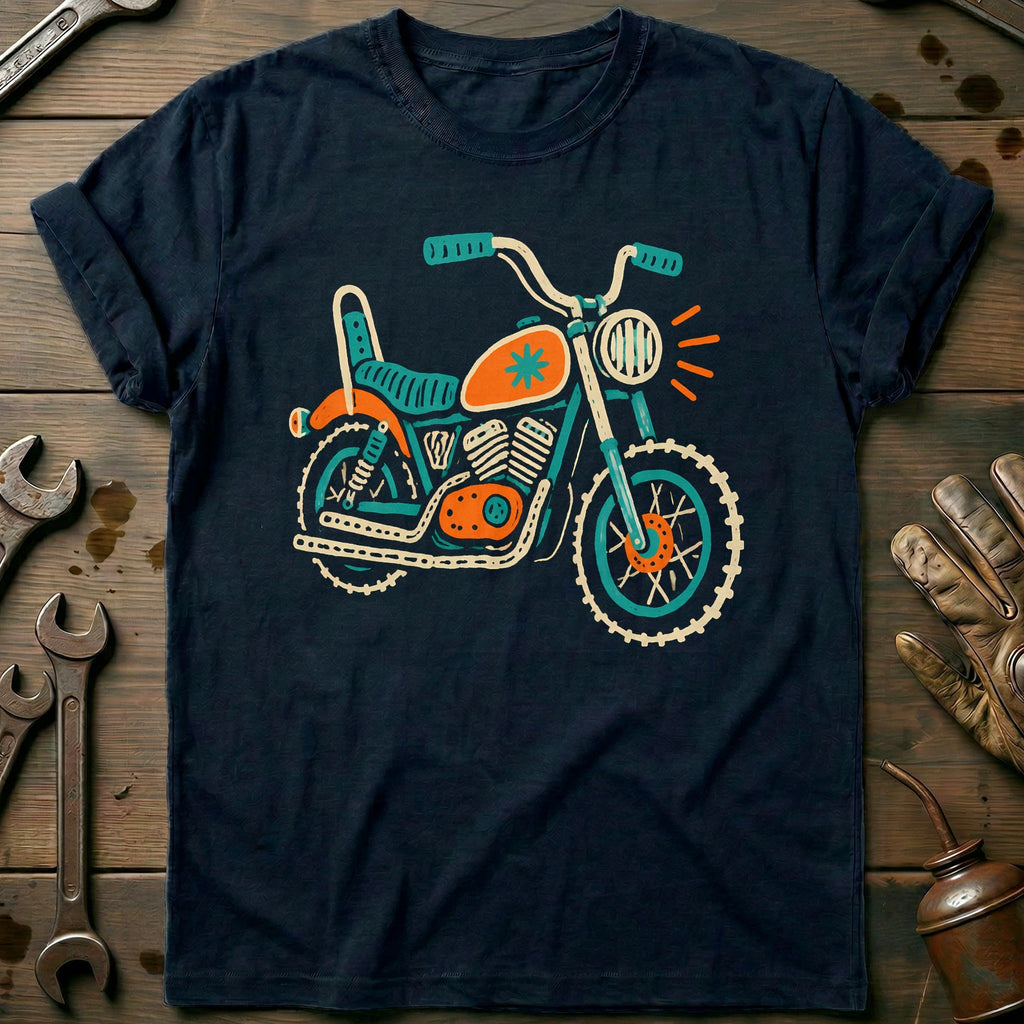 Ugly Doodle Moto Motorcycle T-Shirt GC product image 2