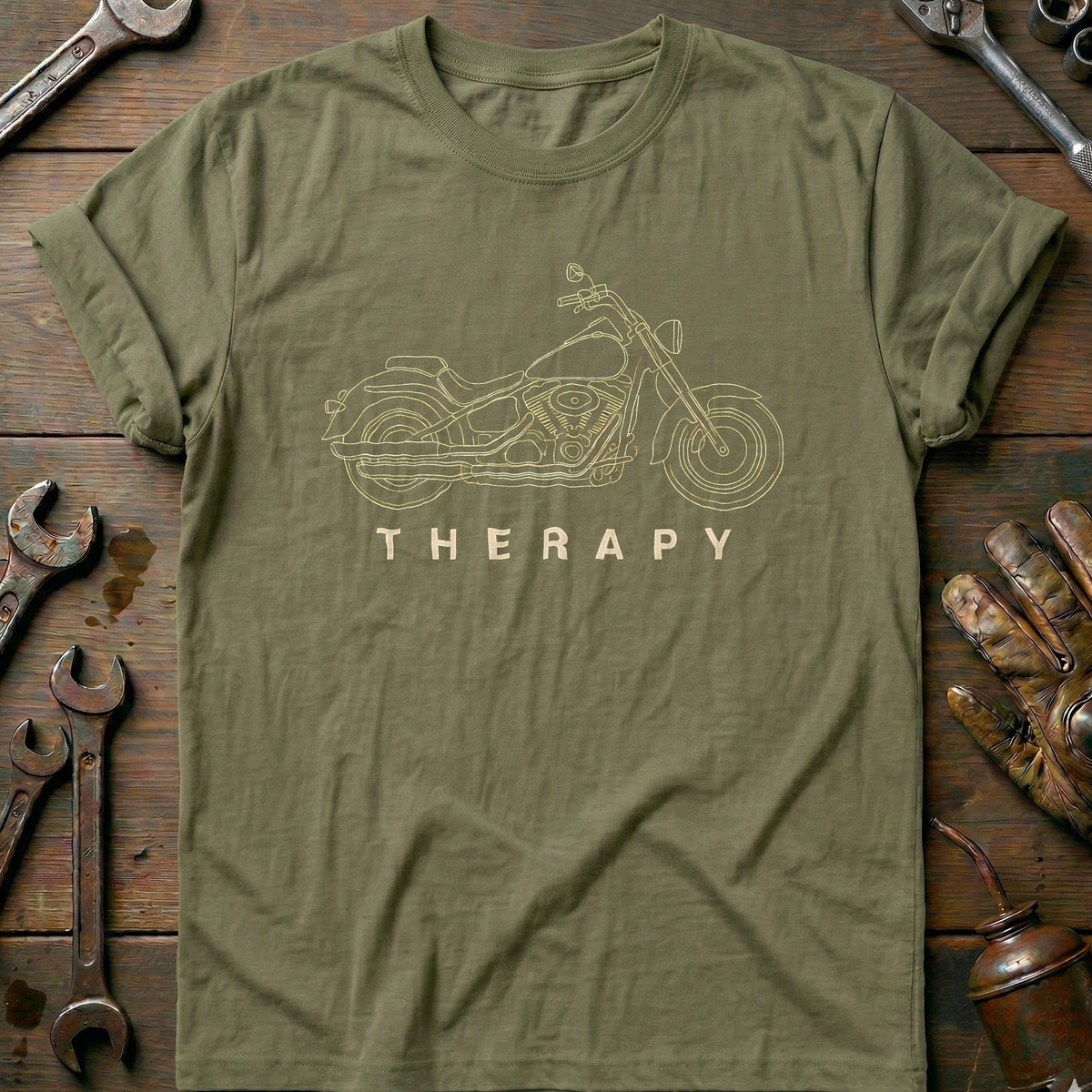 Cruiser Therapy 56 Motorcycle T-Shirt product image 4