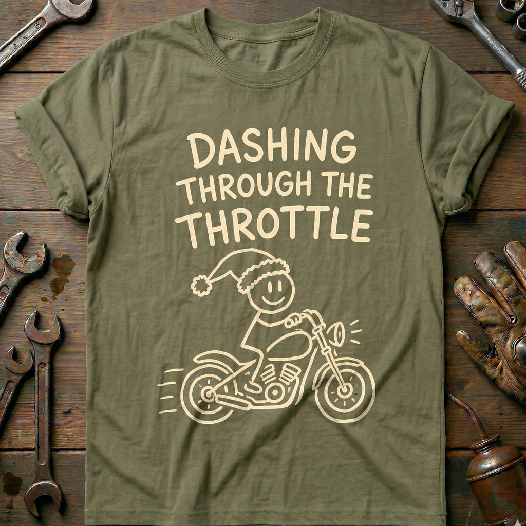 Dashing Throttle Motorcycle T-Shirt GC product image 4
