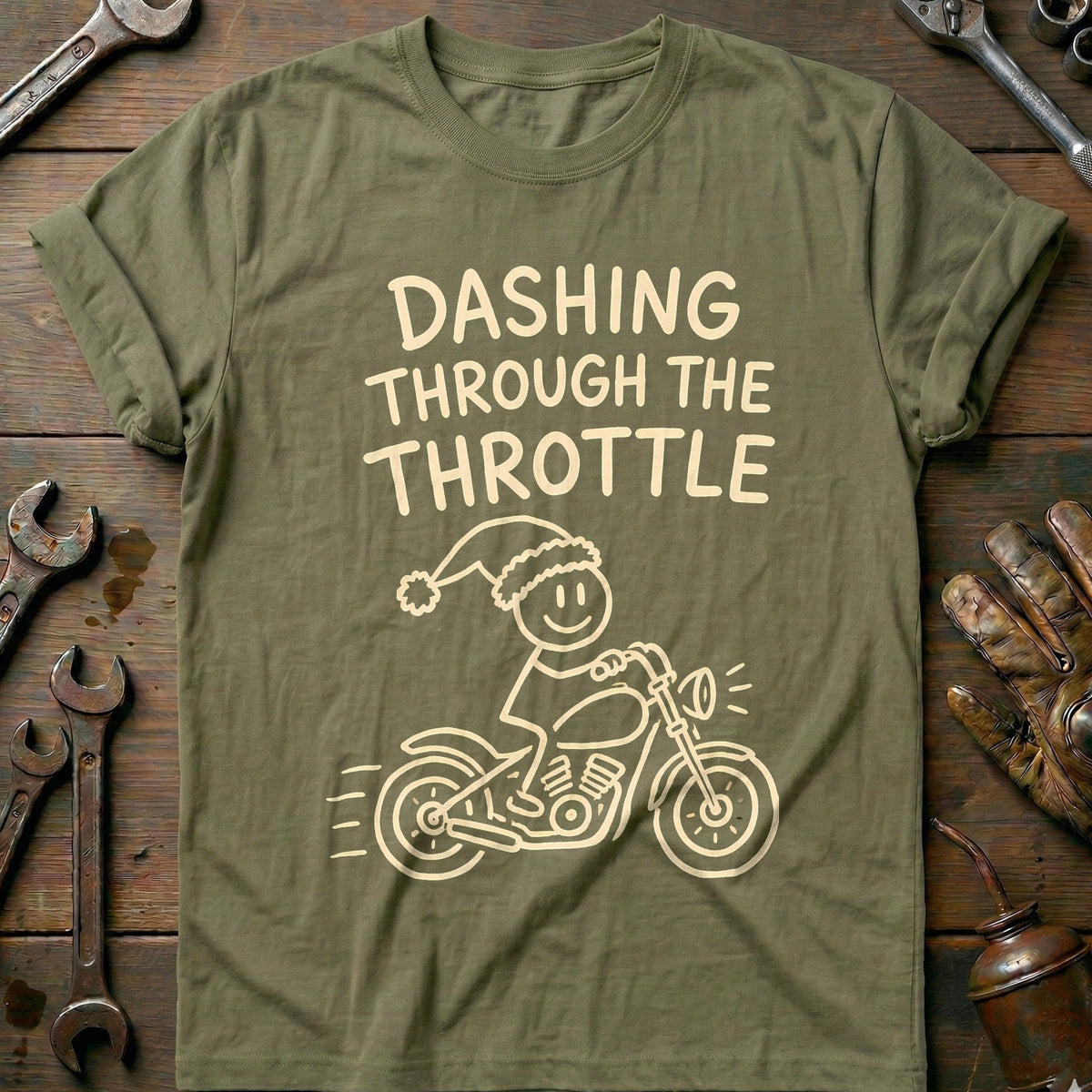 Dashing Throttle Motorcycle T-Shirt GC product image 4