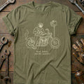Dear Santa Define Naughty Motorcycle T-Shirt GC product image 1
