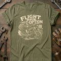 Flight is an Option Not Dinner Motorcycle T-Shirt AU product image 1