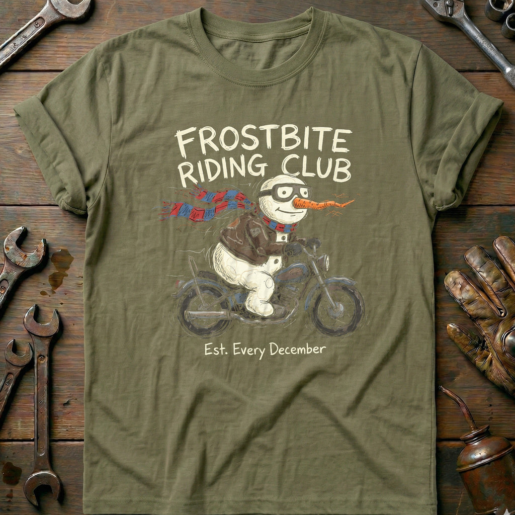 Frostbite Riding Club Motorcycle T-Shirt US product image 1