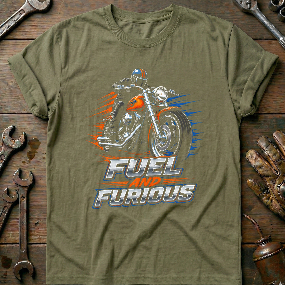 Fuel and Furious Motorcycle T-Shirt EU product image 4
