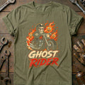 Ghost Rider Motorcycle T-Shirt US product image 1