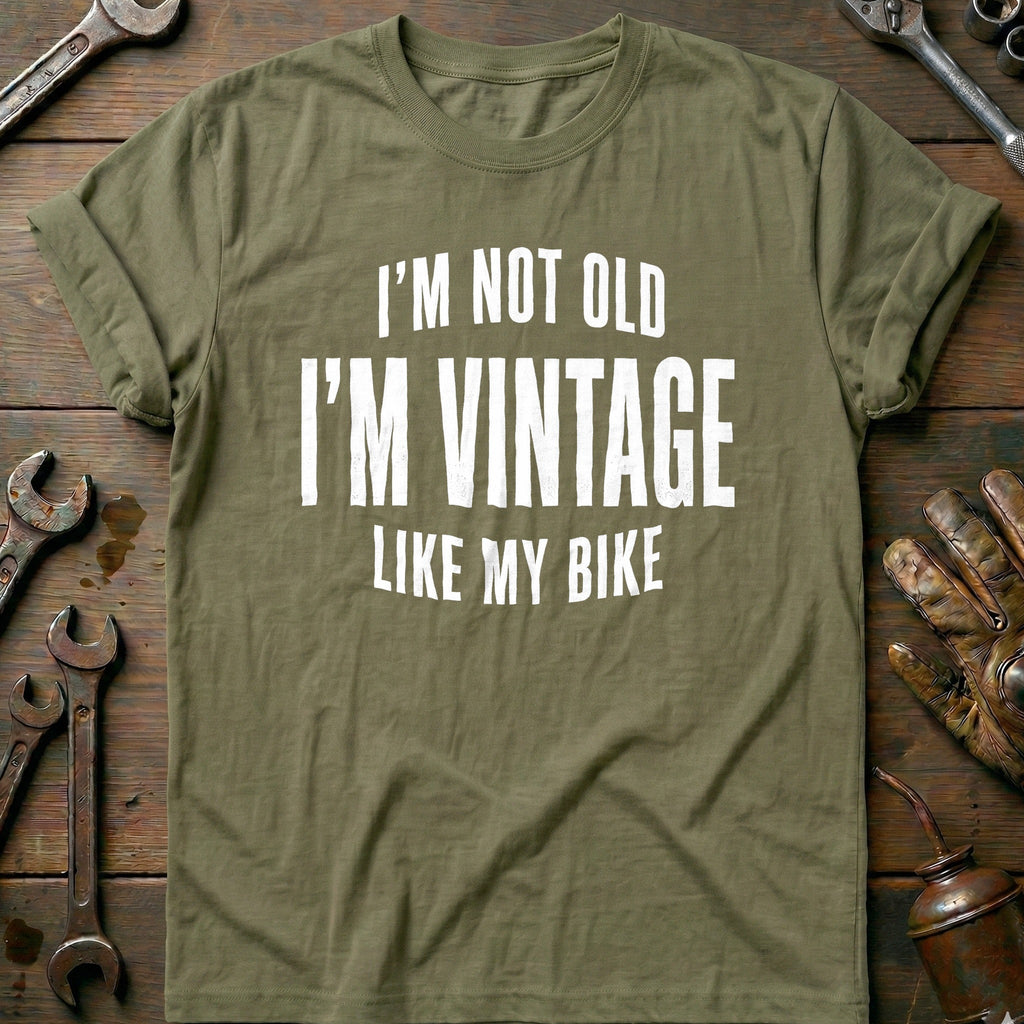 I'm Not Old I'm Vintage Like my Bike 64 Motorcycle T-Shirt product image 4