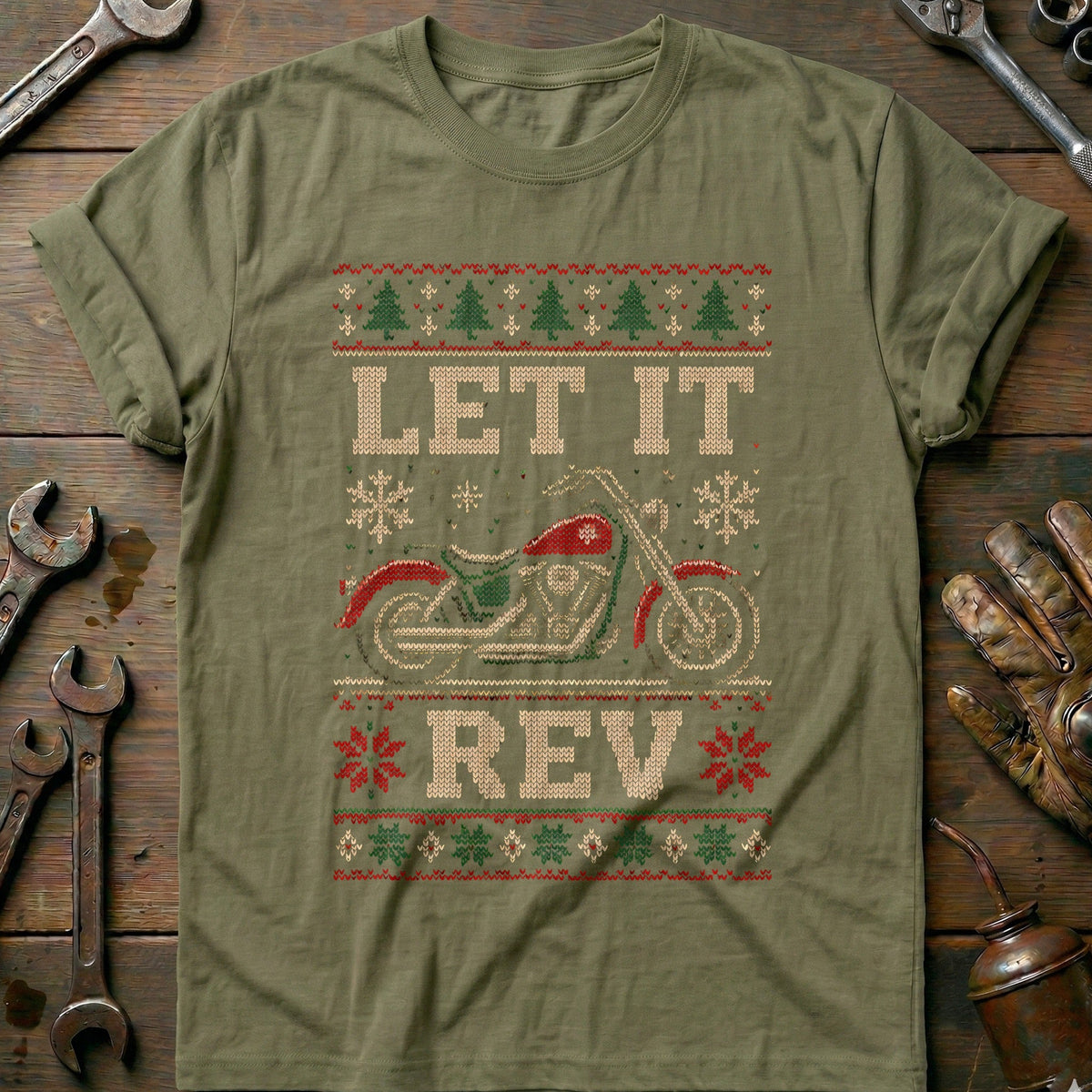 Let It Rev Motorcycle T-Shirt US product image 4