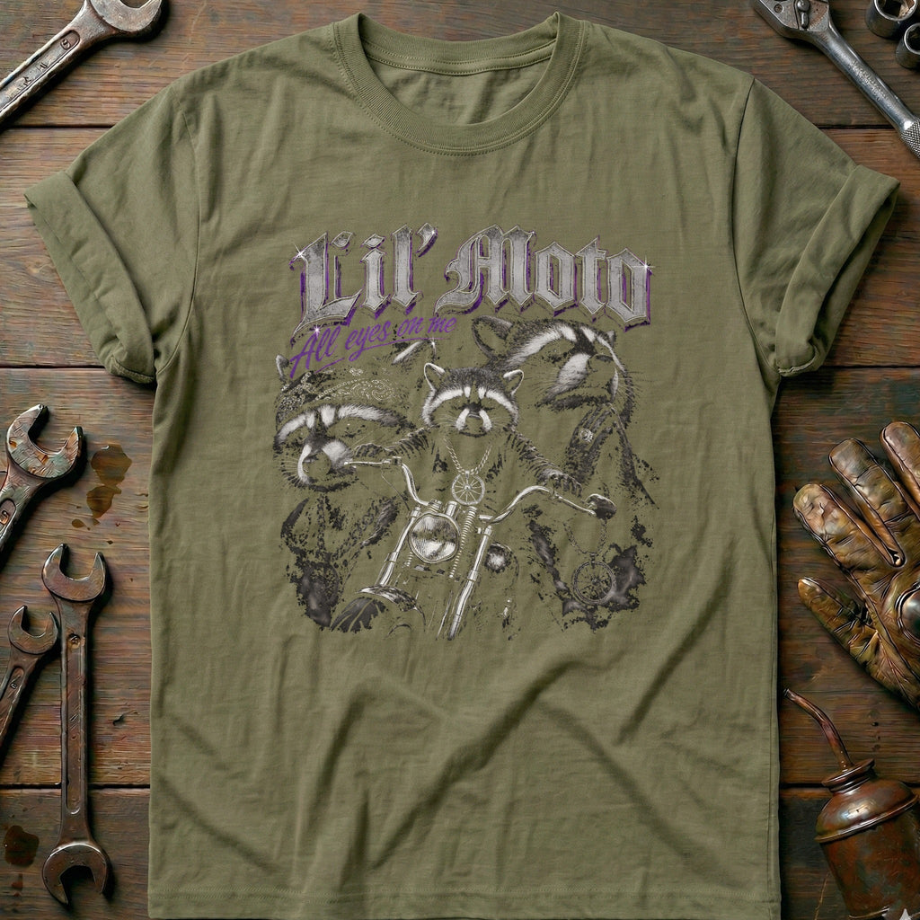 Lil Moto All Eyes on Me Motorcycle T-Shirt EU product image 4