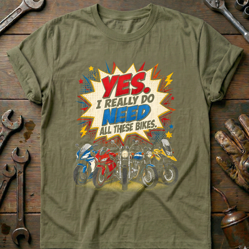Popart Halftone Motorcycle T-Shirt US product image 4