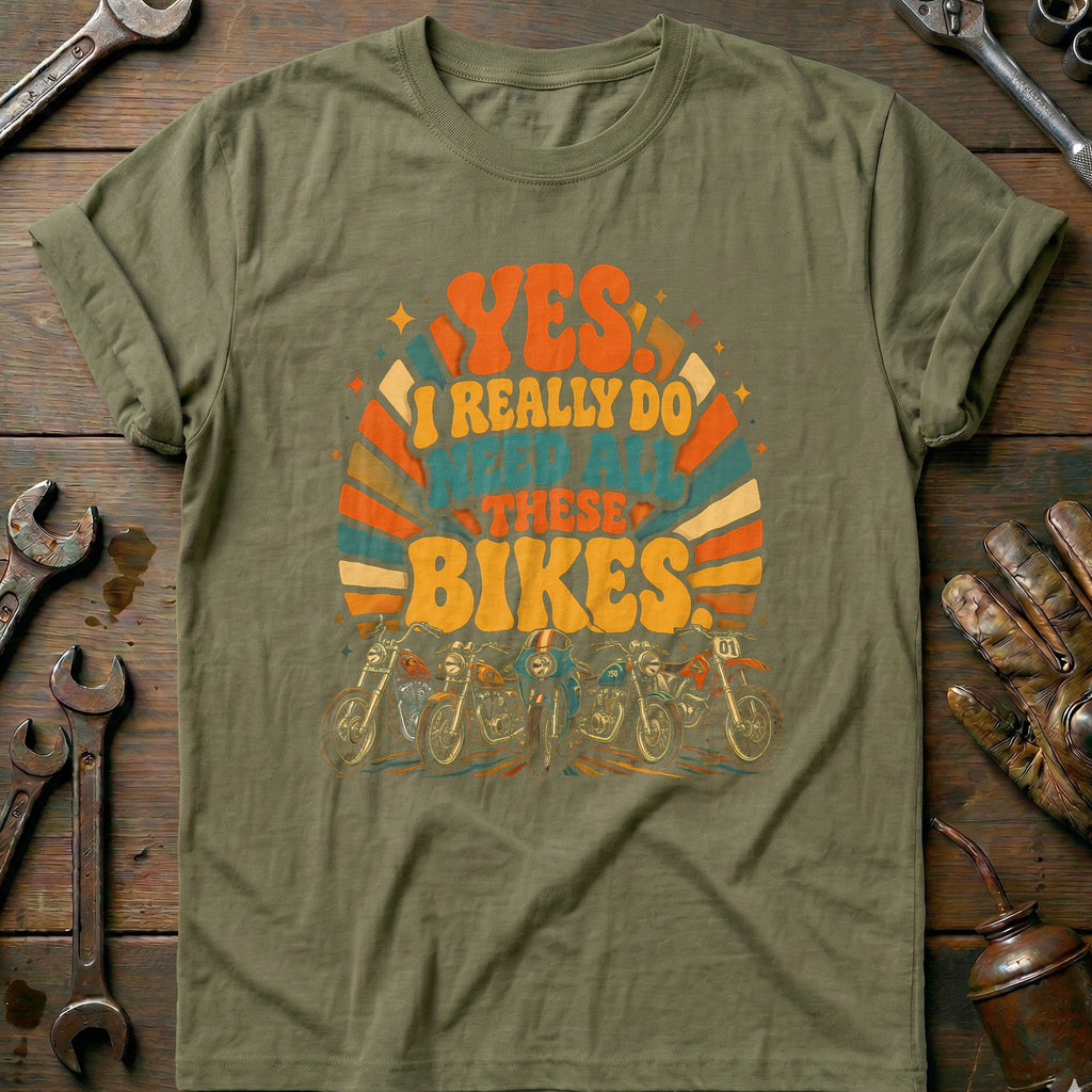 Retro 70s Groovy Motorcycle T-Shirt AU product image 4