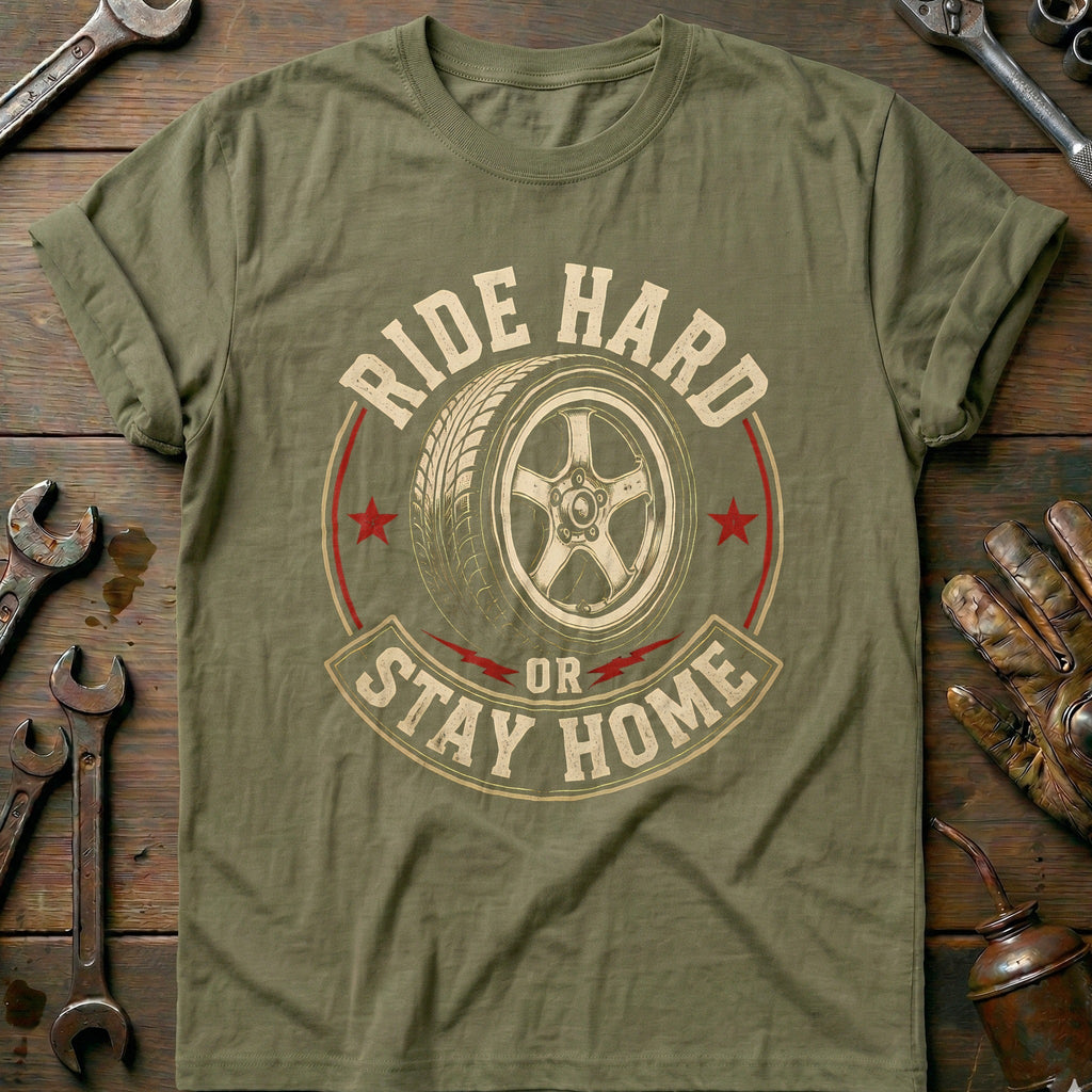 Ride Hard Motorcycle T-Shirt product image 4