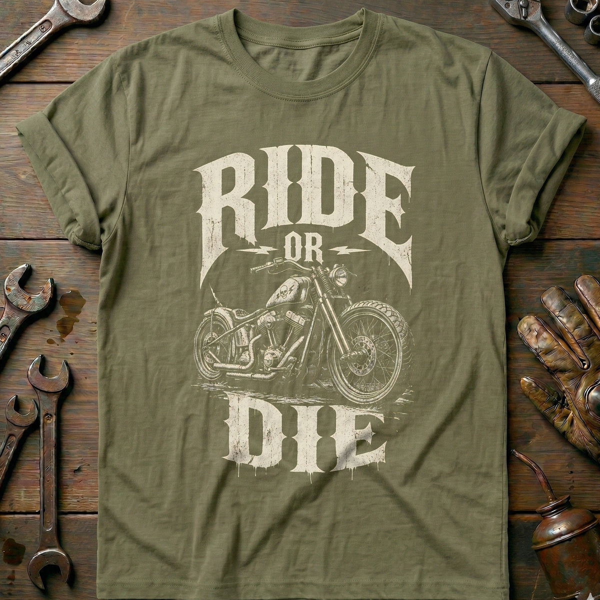 Ride or Die Motorcycle T-Shirt GC product image 4