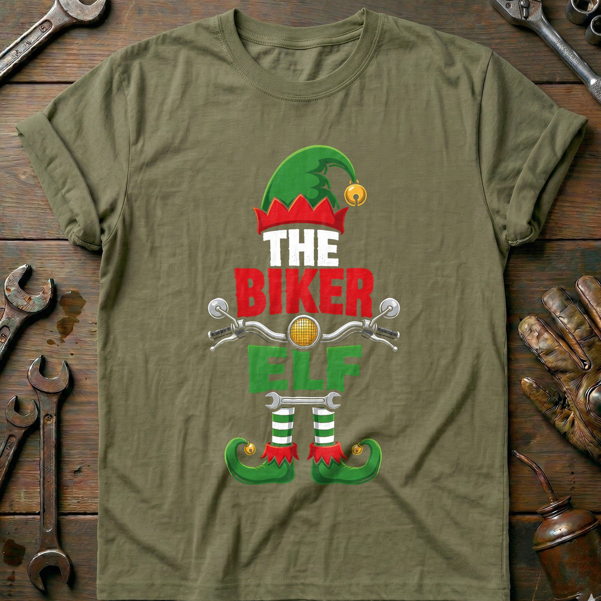 The Biker Elf Motorcycle T-Shirt US product image 4