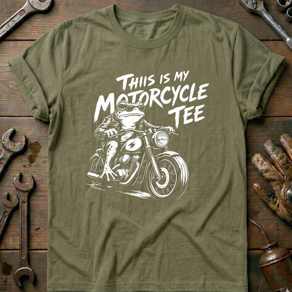 This is my Biker Frog 58 Motorcycle T-Shirt AU product image 4
