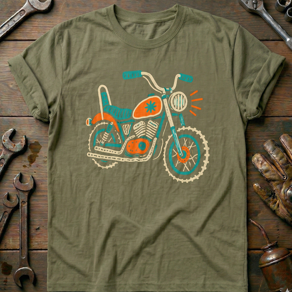 Ugly Doodle Moto Motorcycle T-Shirt GC product image 1