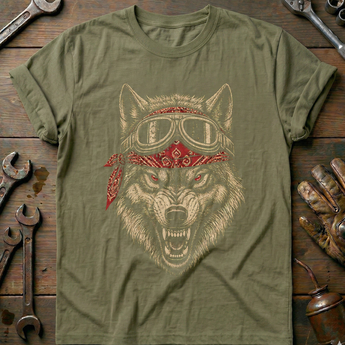 Wolf Bandana Motorcycle T-Shirt US product image 4