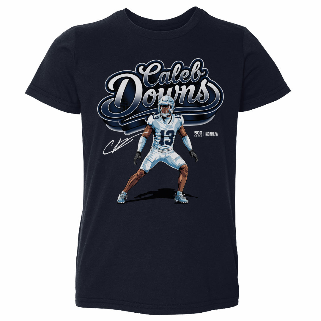 Caleb Downs Dallas Script Name WHT product image 2