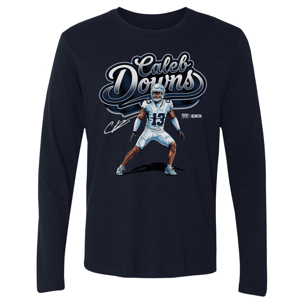 Caleb Downs Dallas Script Name WHT product image 1