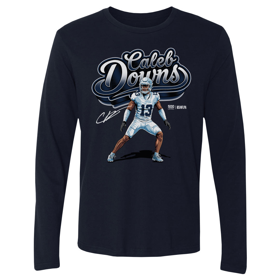 Caleb Downs Dallas Script Name WHT product image 1