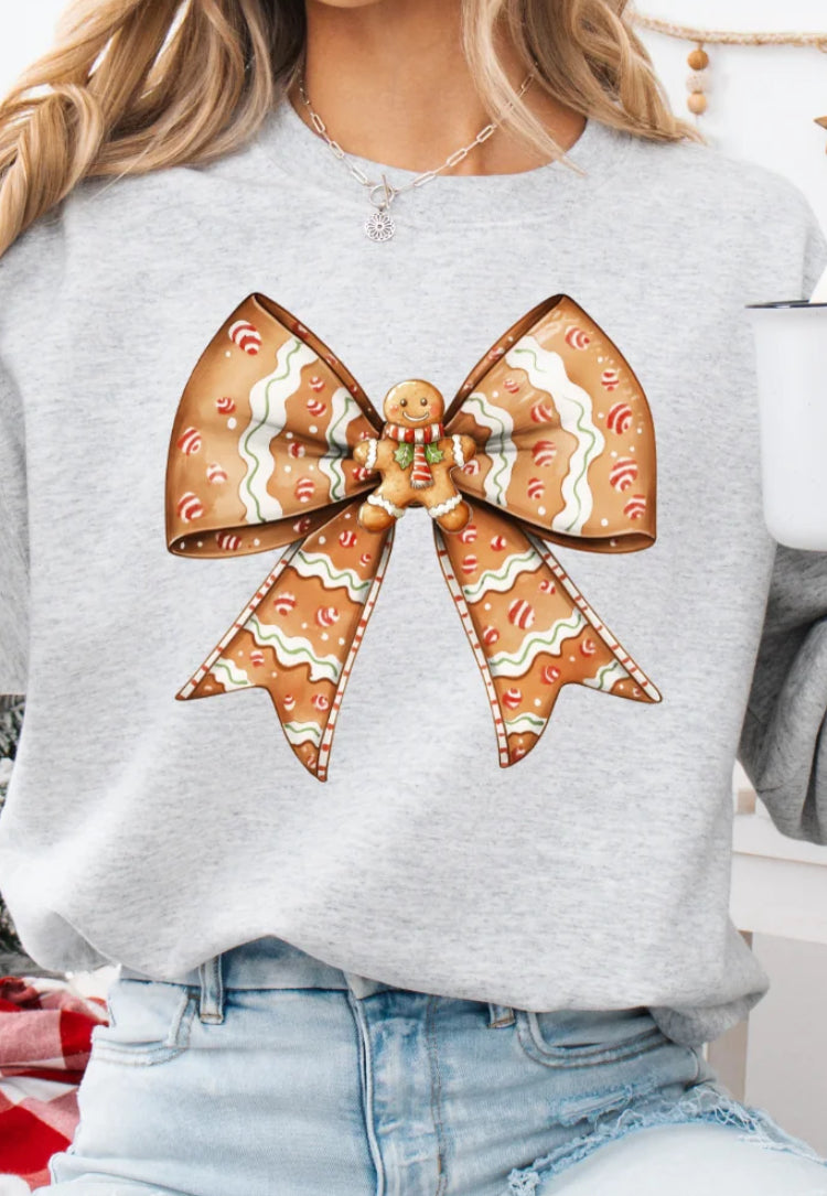Gingerbread Bow sweatshirt product image 1