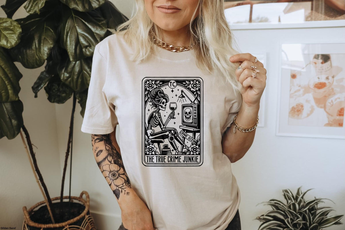 Tarot Card - The True Crime Junkie tee product image 1
