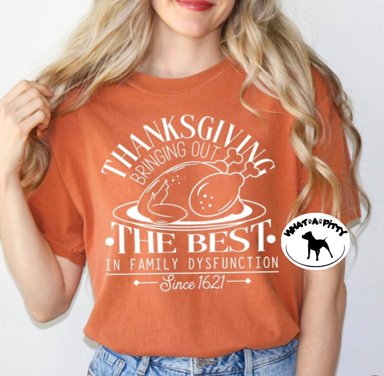 Thanksgiving Dysfunction tee product image 1