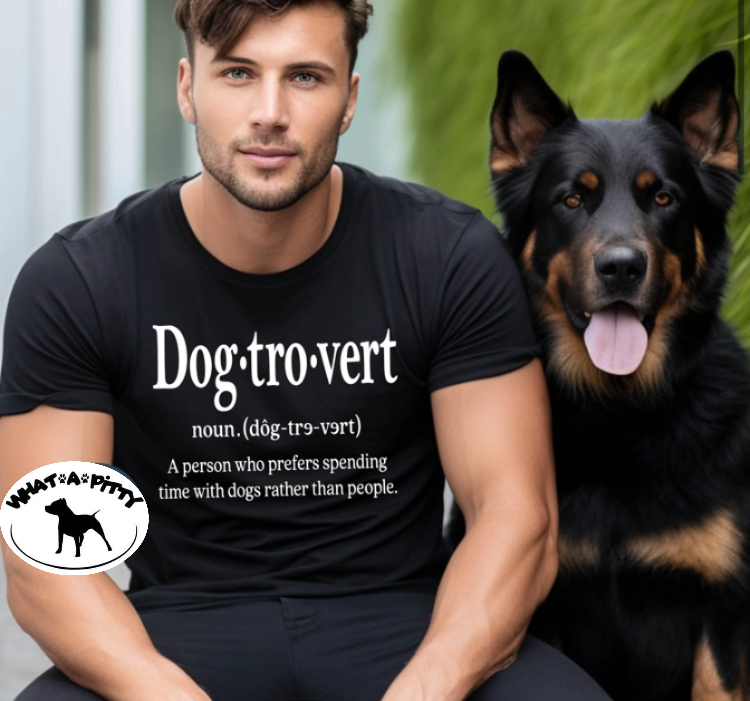 Dog*tro*vert tee product image 1