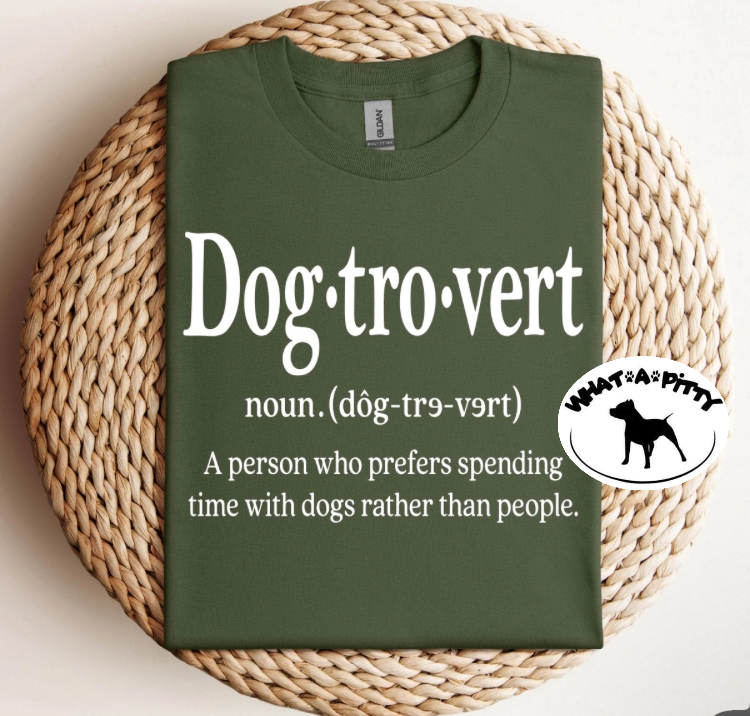 Dog*tro*vert tee product image 2