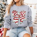 Christmas Cake Bow embroidered patch sweatshirt product image 1