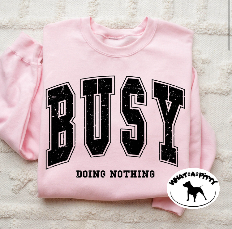 BUSY doing nothing tee product image 1