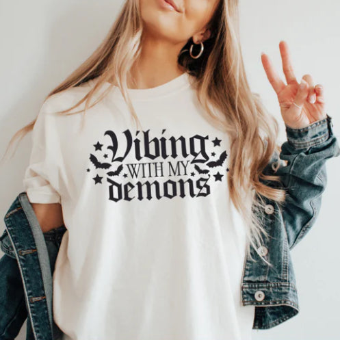 Vibing with my Demons t-shirt product image 1